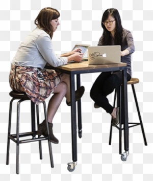 427 X 476 7 - People Sitting At Table Png
