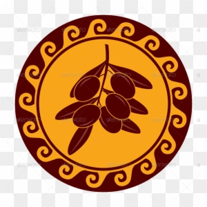 Pin Greek Leaves Clip Art - Greek Fig Tree Emblem