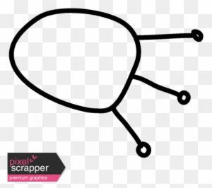 Alien Graphic By Marisa Lerin Pixel Scrapper - Line Art Alien Graphic By Marisa Lerin Pixel Scrapper - Line Art