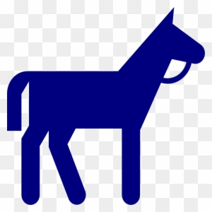 Horseback Riding Clipart - Stickman On A Horse - Full Size PNG Clipart ...