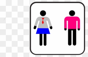 More Gender Neutral Bathroom Signs Here, Here, Here, - Men Women Symbol Png