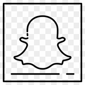512 X 512 Black And White Snapchat Logo Free Transparent Png Clipart Images Download