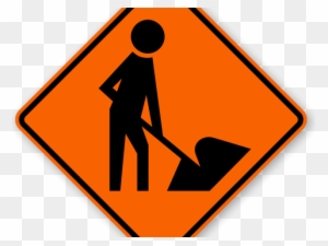 Industrial Worker Clipart Road Worker - Road Construction Signs