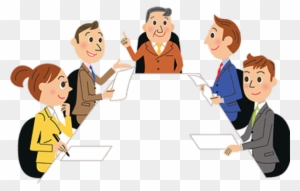 Staff Clipart Office Employee - Team Meeting