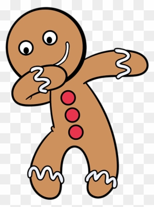 Christmas Cookie For The - Dabbing Gingerbread Man