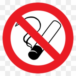 Smoking In The Vehicle Is Strictly Forbidden - Prohibition Sign