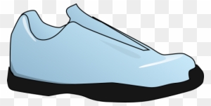 Vector Graphics - Blue Nike Shoe Clipart