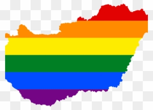 The Situation Of The Lgbtq People And Their Rights - Map Flag Of Hungary