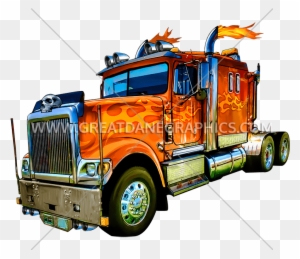 Download Trailer Vector Clipart Commercial Vehicle - 18 Wheels Truck