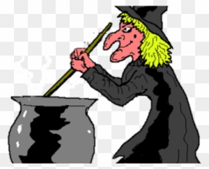 Witchcraft Clipart Witch's Cauldron - Witch And Cauldron Clipart