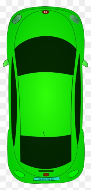 Lamborghini Top View Clip Art - Birds Eye View Car Graphic