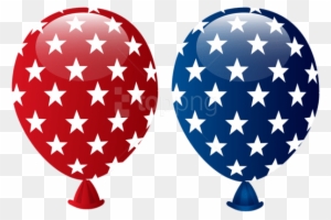 Free Png Download Usa Balloons Decoration Png Images - 4th Of July Balloons Clipart