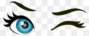 Free Png Download Blue Winking Eyes Clipart Png Photo - Brown Eye Transparent Background