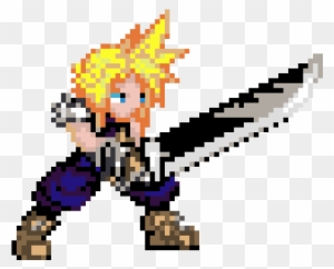 White Cloud - Final Fantasy 7 Pixel Art - Free Transparent PNG Clipart