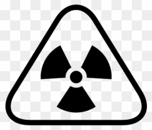 Radiation Warning Triangular Sign Vector - Nuclear Sign