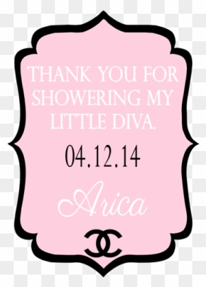 It's A Coco Baby Shower - Pink And Black Chanel Baby Shower Invitations Png