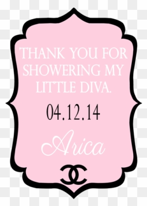 It's A Coco Baby Shower - Pink And Black Chanel Baby Shower Invitations Png