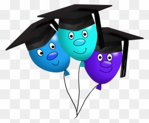 Funny Graduation Balloons Clipart - Graduation Clip Art Png