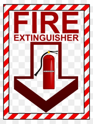 Big Image - Fire Extinguisher Sign