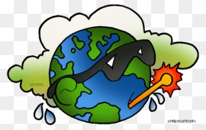 Global Warming Greenhouse Effect Earth Clip Art - Climate Change Clipart Gif