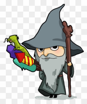 Gandalf Clipart Cartoon Gandalf Chibi Free Transparent Png Clipart Images Download