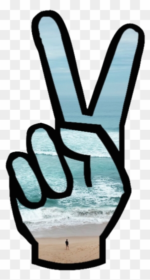 Peace Clipart Tumblr Transparent - Peace Sign Hand