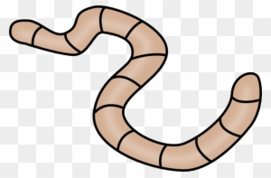 Brown Earth Worm Clip Art At Clker - Worm Clipart