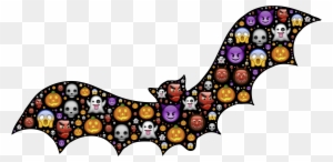 28 Collection Of Colorful Halloween Clipart - Halloween Bat