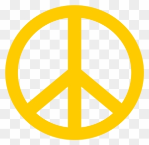 Peace Sign Stencil - Pee Dee Academy Eagles