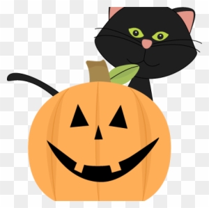426 X 461 - Cute Halloween Cat Clipart