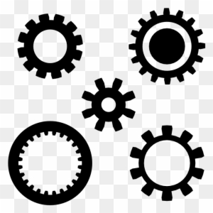 Gears, Gear Set, Cog - Power And Energy Icons