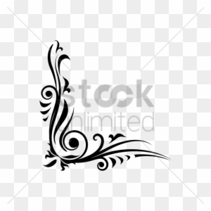 93 Calligraphy Flower Border Designs Png Vector Flowers - Hanging Lamp Png Clipart
