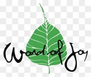 Word Of Joy Logo - Daun Bodhi Vector