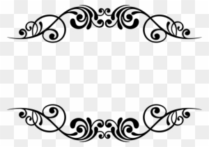 Kisscc0 Decorative Borders Stencil Designs Arts Flourishy - Border Stencil Designs Free