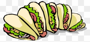 Vector Illustration Of Mexican Cuisine Taco Corn Or - Street Taco Clip Art