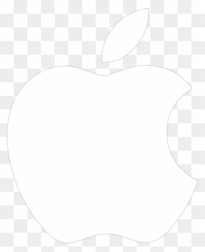 White Apple Logo On Black Background Clip Art At Clkercom Iphone White Logo Png Free Transparent Png Clipart Images Download