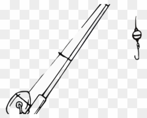 Fishing Rod Clipart Sketch - Fishing Rod