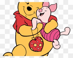 Hug Clipart Valentine - Hearts Winnie The Pooh