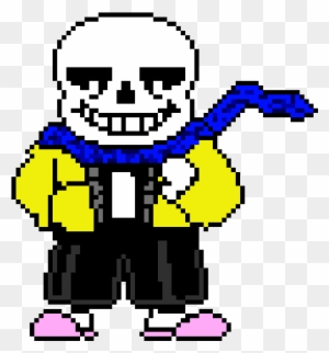 Download Sans Undertale Black Line White Sprite HQ PNG Image, FreePNGImg