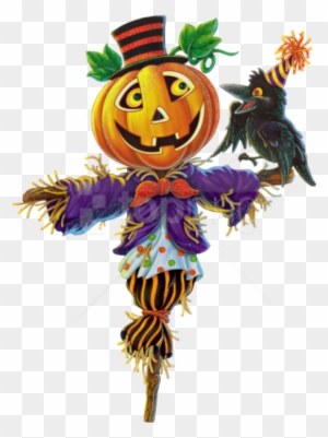 Free Png Pumpkin Scarecrow Png Images Transparent - Scarecrow Halloween Clipart