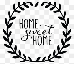Quote Clipart Sweet - Home Sweet Home Modern