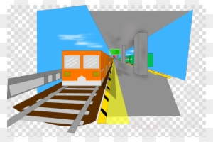 Train Station Clipart Train Commuter Station Rail Transport - Button Youtube Play Logo Png