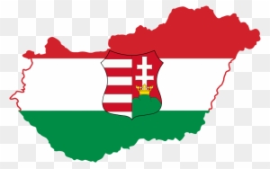 Hungary Info Erasmus Life - Map Of Hungary With Flag
