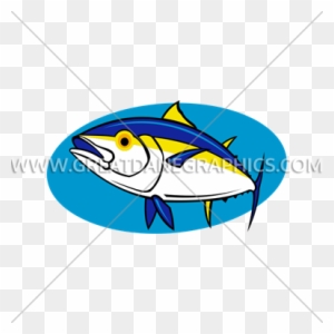 Yellowfin Tuna Swim - Pull Fish Out Of Water