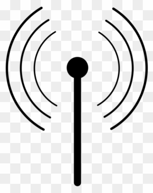 Wireless Antenna Changed Clip Art - Wifi Visio Stencil - Free ...
