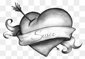 Heart With An Arrow Going Through - Free Transparent PNG Clipart Images ...