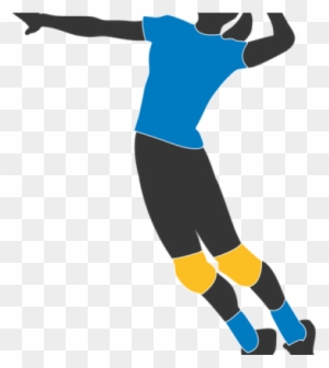 Volleyball Clipart Outside Hitter - Transparent Volleyball Player Clipart