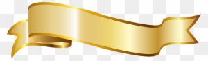 Golden Gold Ribbon Free Transparent Image Hd Clipart - Golden Ribbon Banner Png