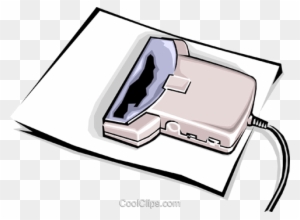 Hand Scanner Royalty Free Vector Clip Art Illustration - Input And Output Devices