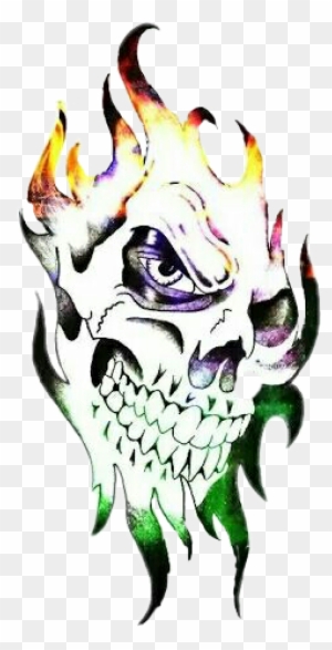 Joker Skull Tattoo Designs